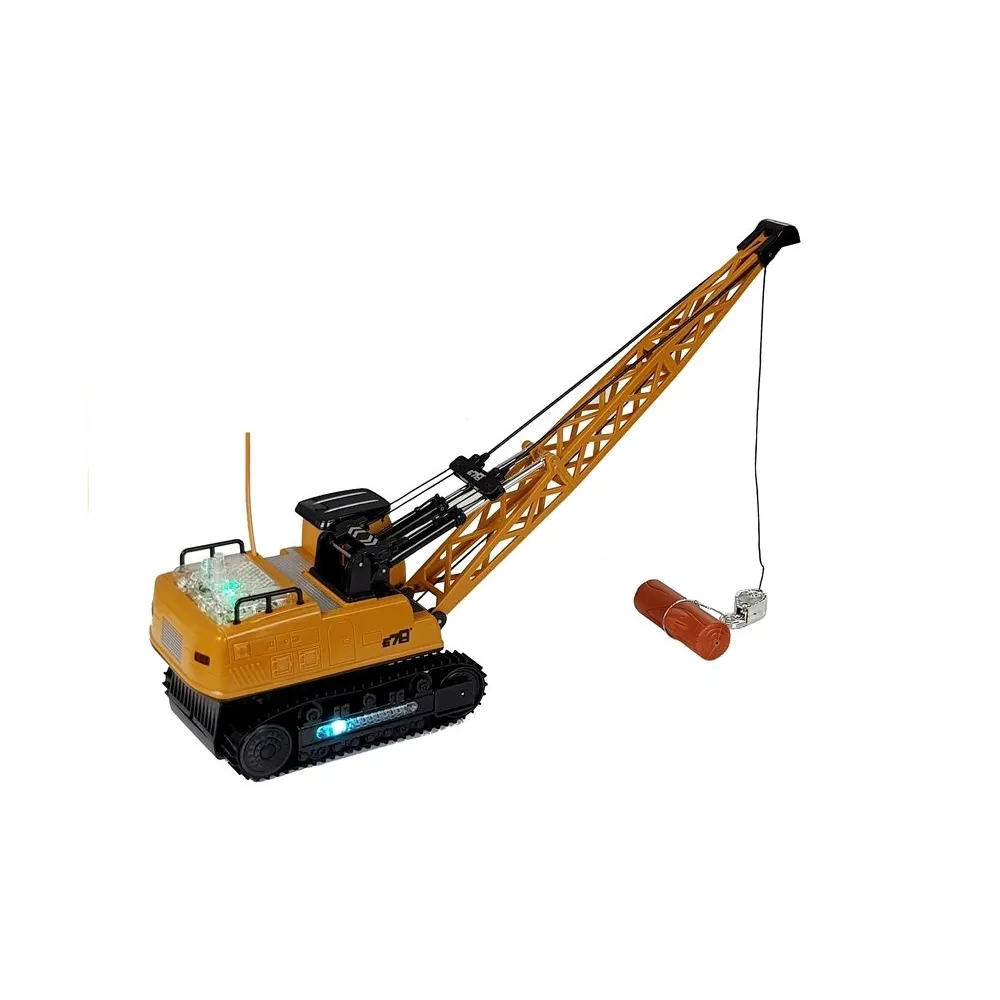 RC pojazd budowlany – realistyczny dźwig z pilotem i dźwiękami