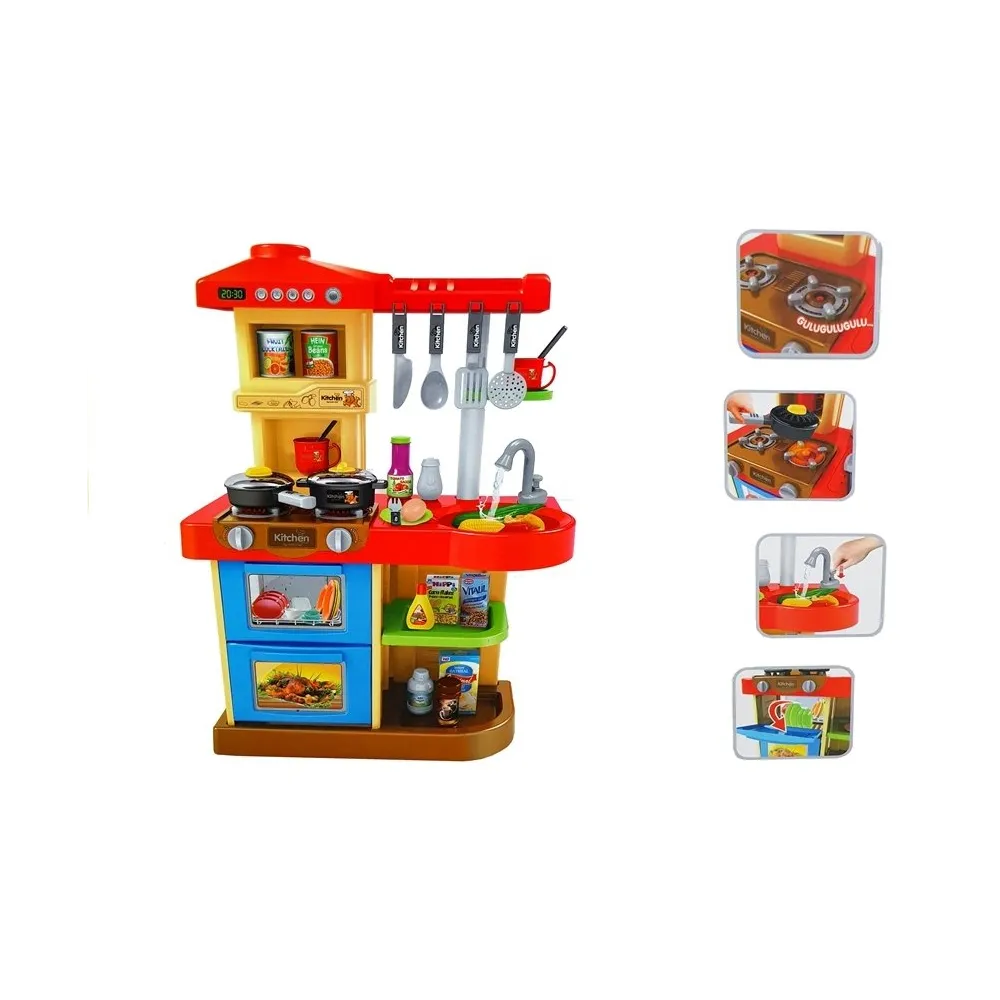Zestaw kuchenny dla dzieci z realistycznymi efektami gotowania