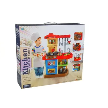 Edukacyjna kuchnia do zabawy dla malucha w wieku od 3 lat