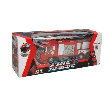 Zabawka dla dzieci — radiowóz strażacki z certyfikatem CE i dużą drabiną
