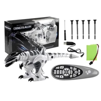 Zdalnie sterowany futurystyczny dinozaur R/C z wyrzutnią pocisków
