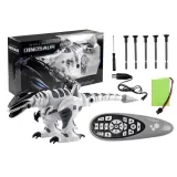 Zdalnie sterowany futurystyczny dinozaur R/C z wyrzutnią pocisków