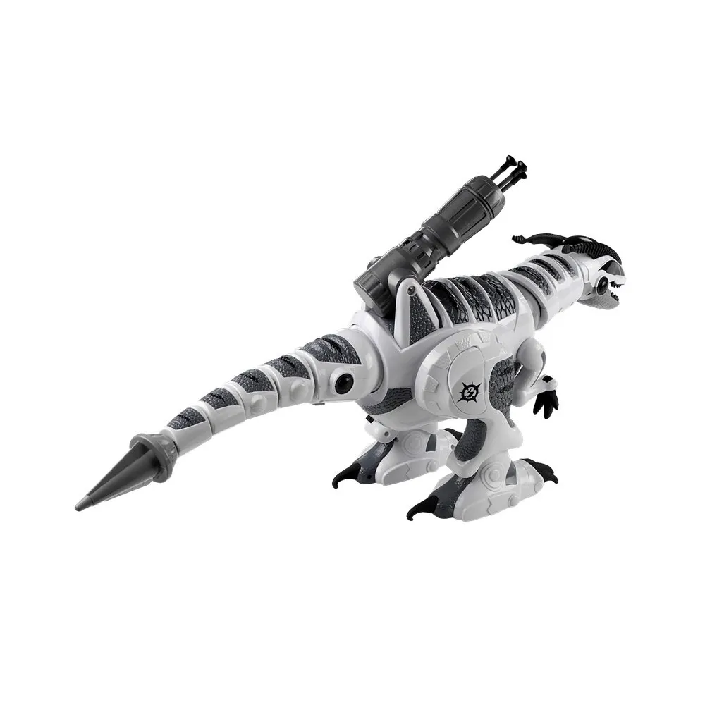 Efektowne świecące oczy w zdalnie sterowanym dinozaurze zabawce