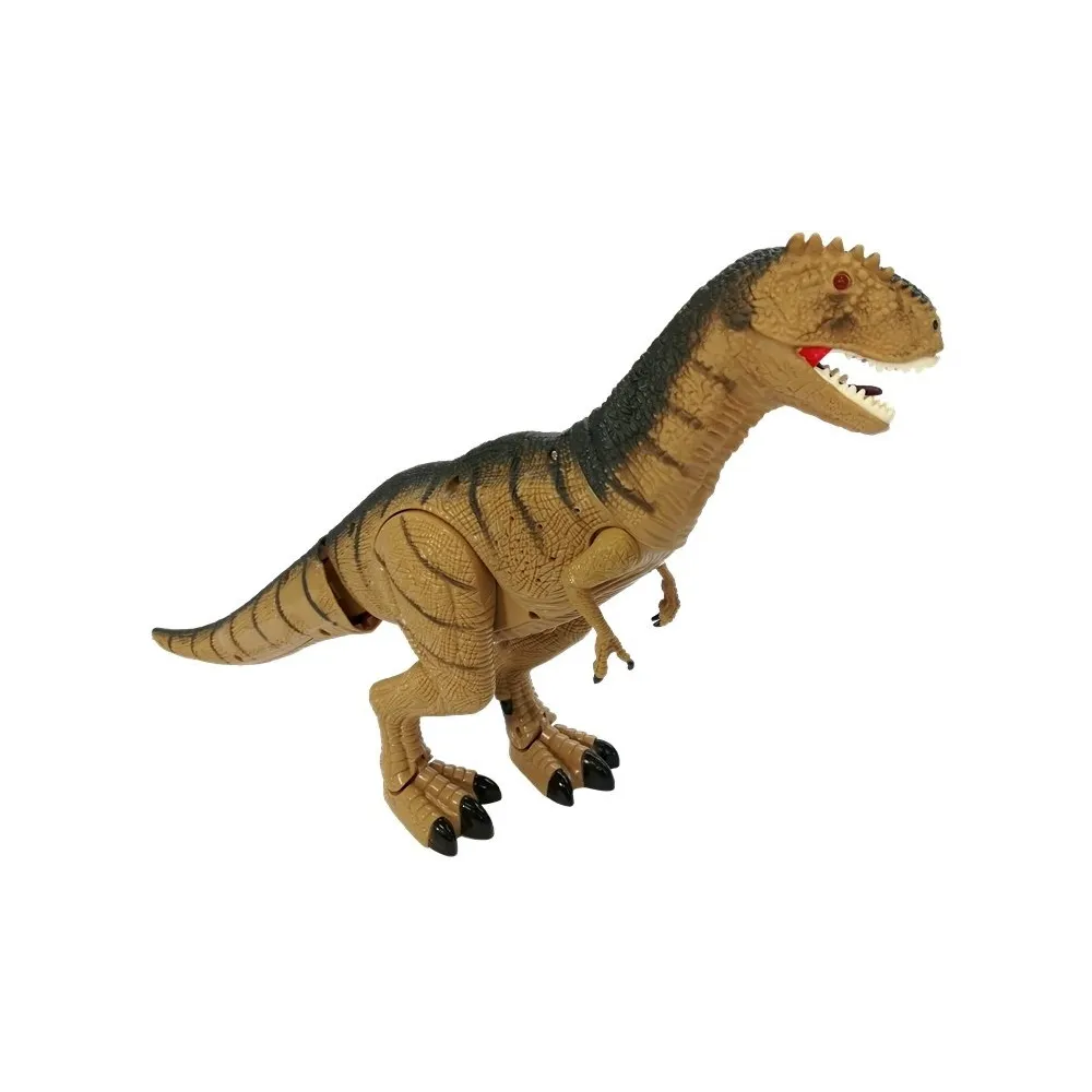Realistyczny dinozaur zabawka z ruchomymi elementami i świecącymi oczami