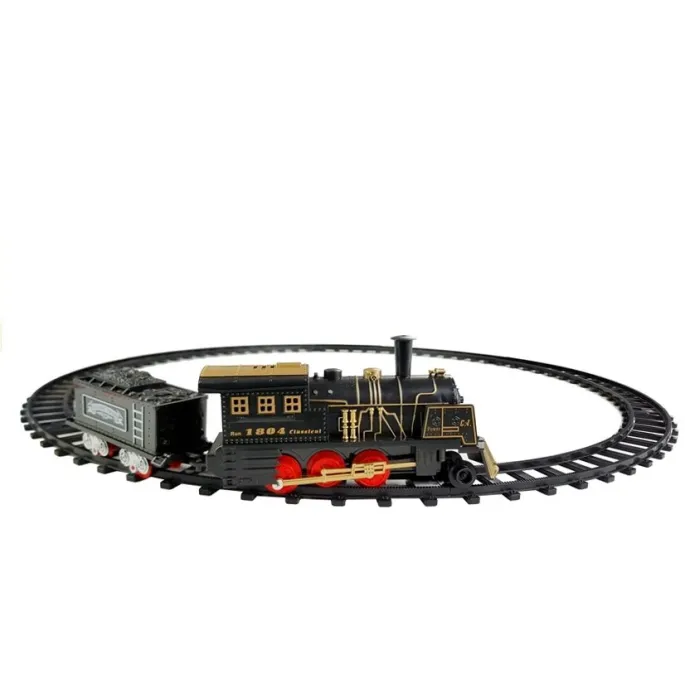 Zestaw kolejki Classic z realistyczną lokomotywą i torami