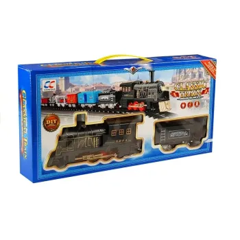 Kreatywna kolejka Classic Lokomotywa + Wagon Tory dla dzieci i dorosłych