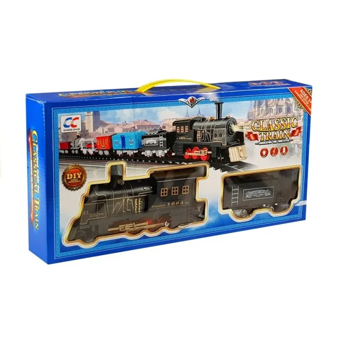 Kreatywna kolejka Classic Lokomotywa + Wagon Tory dla dzieci i dorosłych