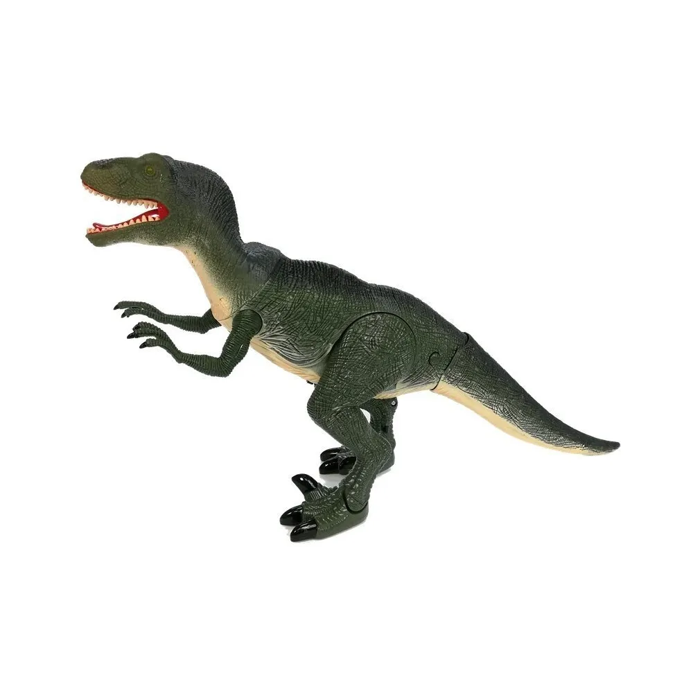 Poruszający się dinozaur zabawka dla dzieci, świecące oczy