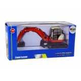 Metalowa koparka dla dzieci z ruchomą łyżką w opakowaniu prezentowym