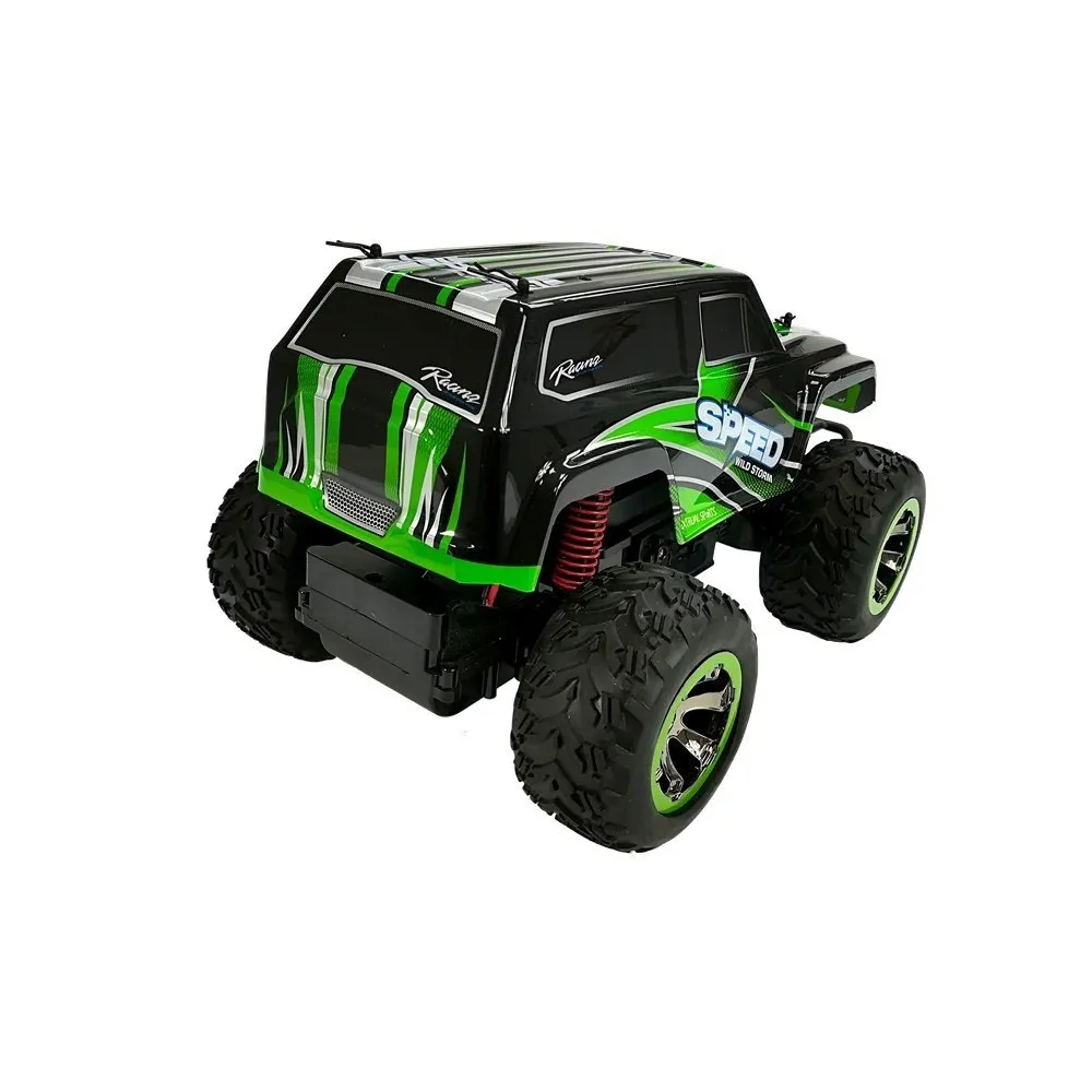 Pilot 2,4 GHz do auta terenowego Jeep RC w zielonym kolorze
