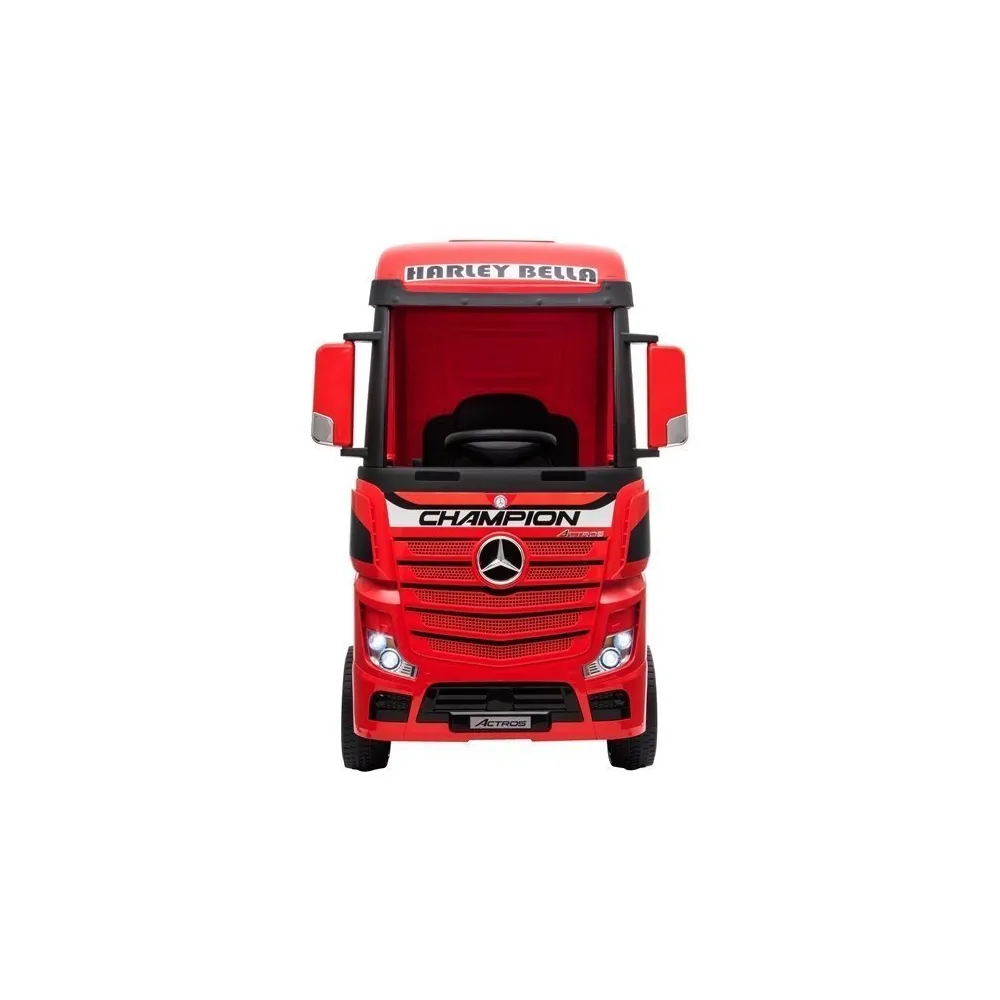 Auto na Akumulator Mercedes Actros Czerwone