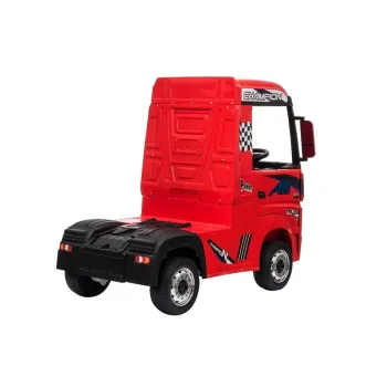 Auto na Akumulator Mercedes Actros Czerwone