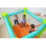 Zbliżenie na wejście do dmuchanego zamku Bestway 53394