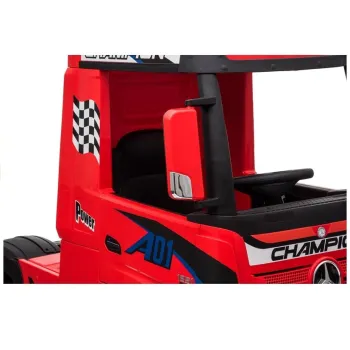 Auto na Akumulator Mercedes Actros Czerwone