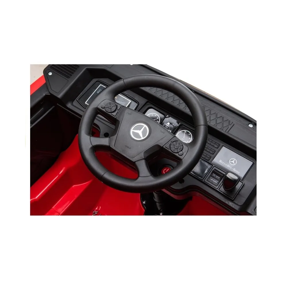 Auto na Akumulator Mercedes Actros Czerwone