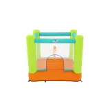 Siatkowe ścianki dmuchanego zamku do skakania zapewniające widoczność dziecka