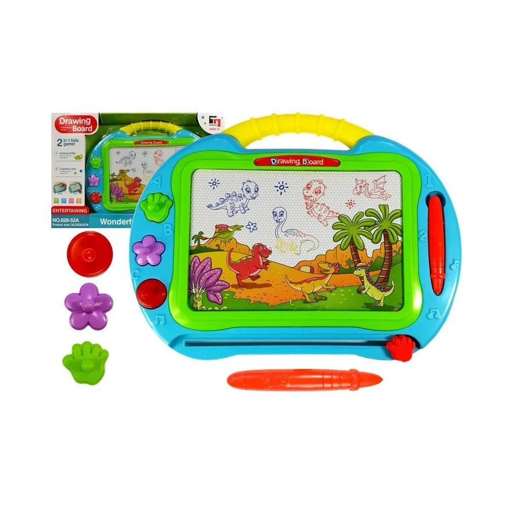 Znikopis Tablica Magnetyczna Do Rysowania 3 Stempelki Rysik