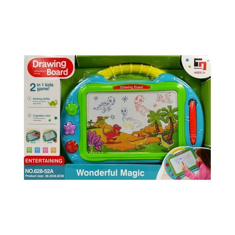 Znikopis Tablica Magnetyczna Do Rysowania 3 Stempelki Rysik