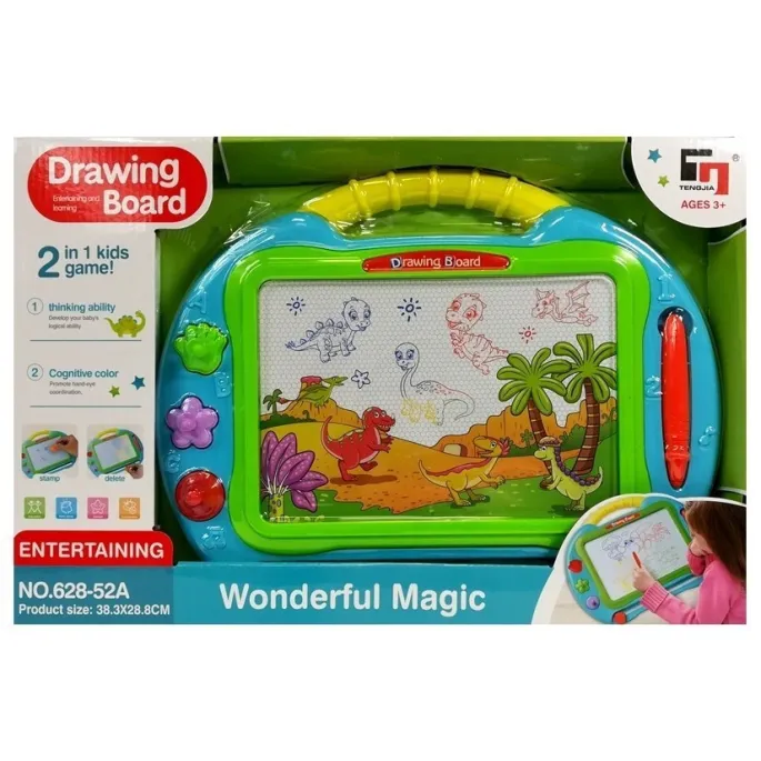 Znikopis Tablica Magnetyczna Do Rysowania 3 Stempelki Rysik