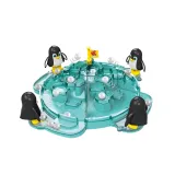 Elementy gry Lodowiec Pingwinów – obrotowe platformy i pingwiny do podbijania śnieżek