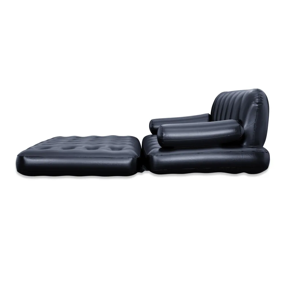 Bestway sofa-materac dwuosobowy 188x152x64 cm w pokoju dziennym