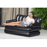 Szybkie pompowanie materaca Bestway 75056 elektryczną pompką