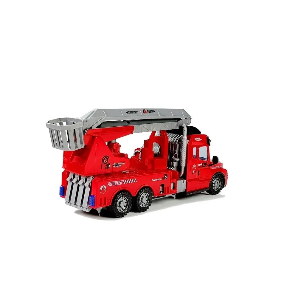 Realistyczny pojazd strażacki do zabawy dla najmłodszych