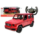 Czerwony Mercedes G63 Rastar R/C w skali 1:14 widok z boku