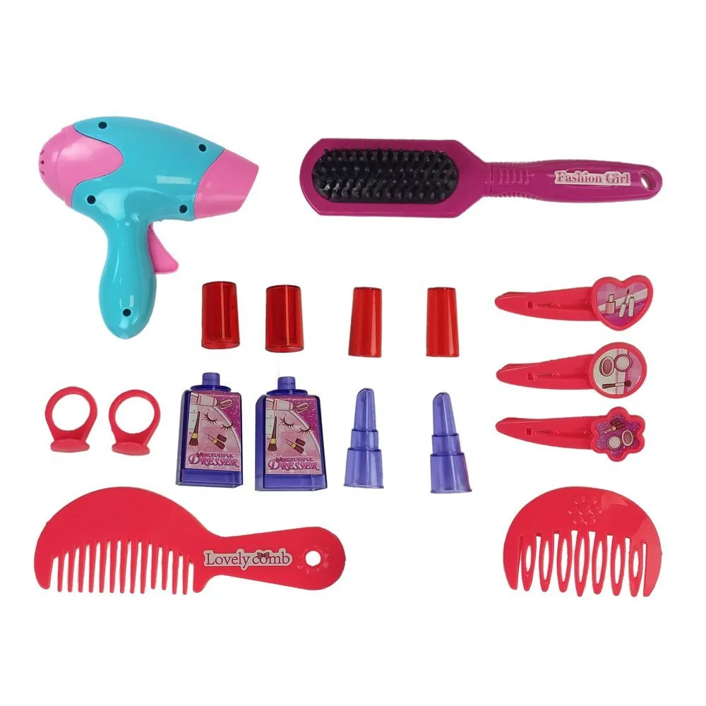 Kreatywna toaletka stolik z akcesoriami do makijażu dla dzieci