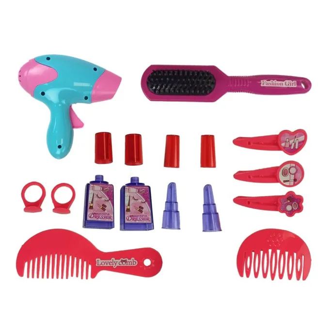 Kreatywna toaletka stolik z akcesoriami do makijażu dla dzieci