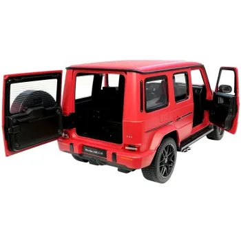 Widok szczegółowego wnętrza modelu Mercedes G63 Rastar R/C