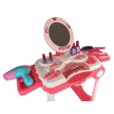 Praktyczna walizka z rączką z toaletką i akcesoriami dla dziewczynek