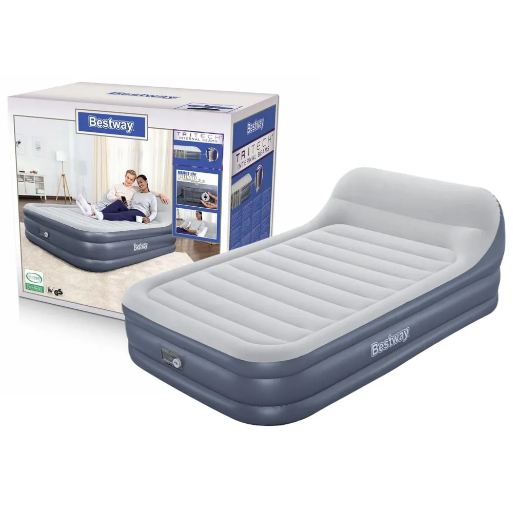 Dmuchany materac z pompką Bestway 226x152x84 cm dla dwóch osób