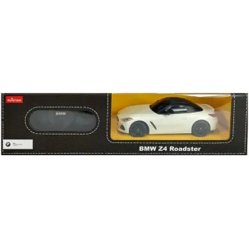 Licencyjny model R/C BMW Z4 Roadster Rastar 1:24 na białym tle