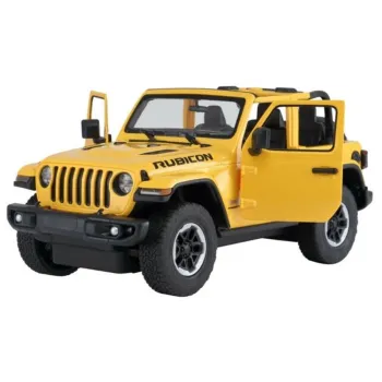Auto R/C Jeep Wrangler Rubicon 1:14 Rastar Żółty