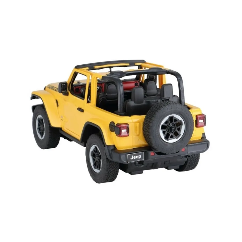 Model Jeep Wrangler Rubicon Rastar prezentowany w opakowaniu z okienkiem