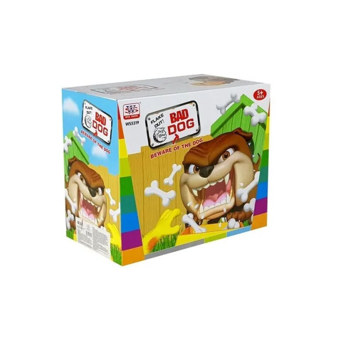 Opakowanie gry Zły Pies Kości prezentowane z przodu