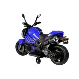 Wytrzymały motor GTM1188 niebieski na akumulator – zbliżenie detali