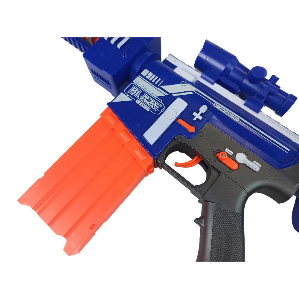 Karabin na strzałki piankowe z solidną kolbą dla dzieci