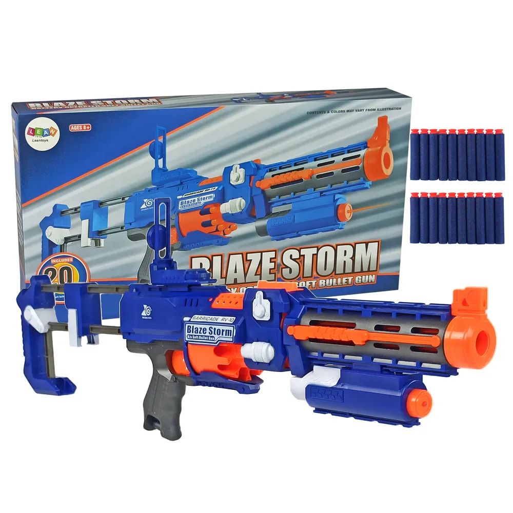 Karabin rolkowy na strzałki piankowe z obrotowym magazynkiem dla dzieci