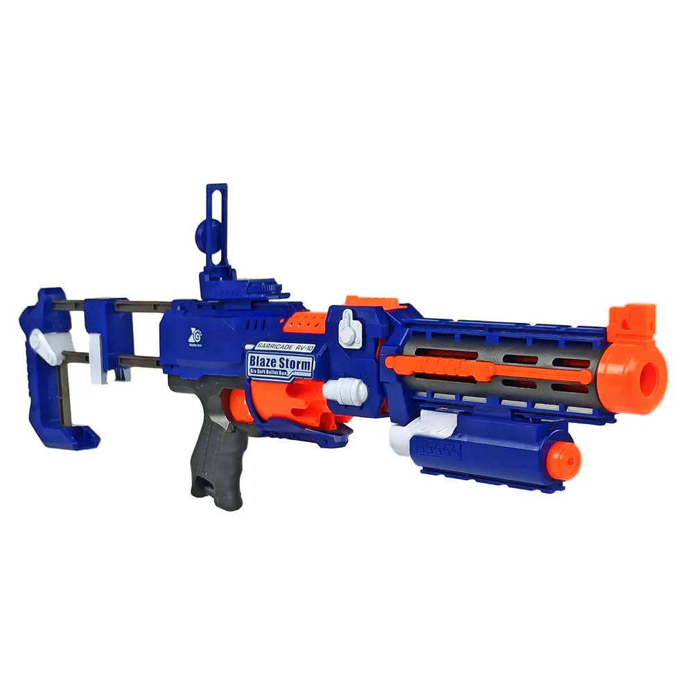 Zestaw karabin na piankowe strzałki z akcesoriami i magazynkiem obrotowym