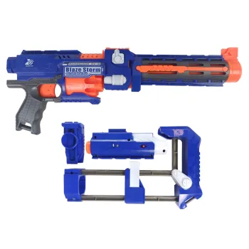 Broń zabawkowa na piankowe strzałki z zestawem i wygodną obsługą