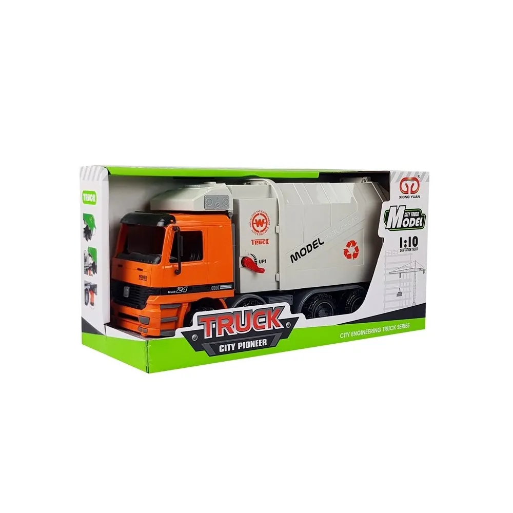 Auto śmieciarka edukacyjna idealna na prezent dla dzieci powyżej 3 lat