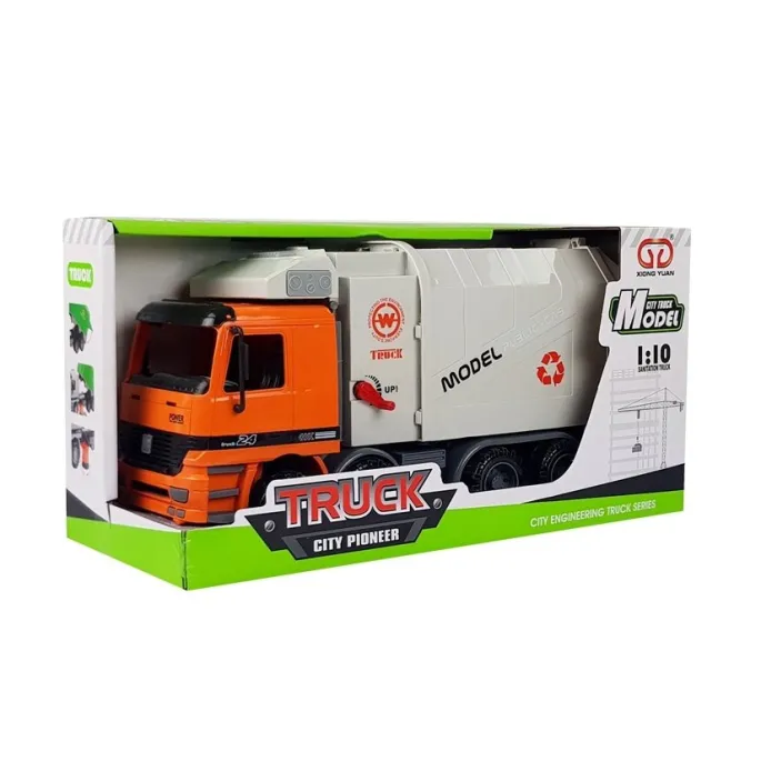 Auto śmieciarka edukacyjna idealna na prezent dla dzieci powyżej 3 lat