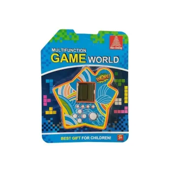 Gra Elektroniczna Kieszonkowa Tetris Gwiazdka Pomarańczowy