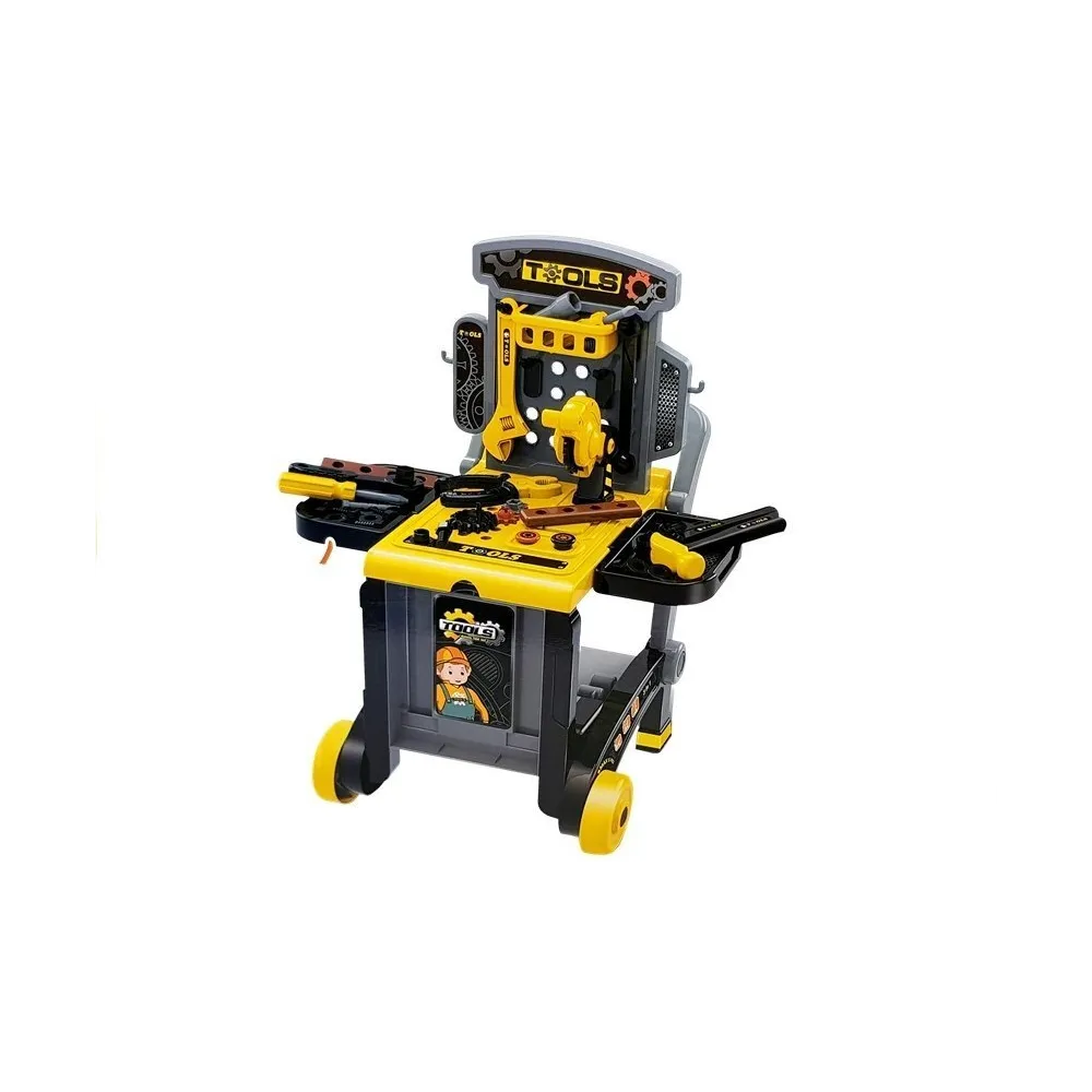 Kolorowy warsztat dla dzieci do zabawy i nauki majsterkowania