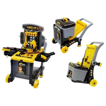 Dziecięcy wózek z zestawem narzędzi do kreatywnej zabawy