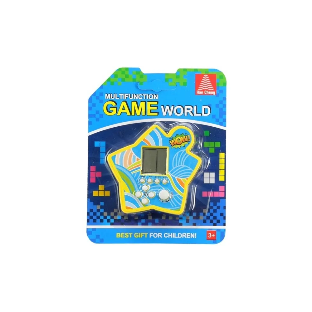 Zabawka Tetris dla dzieci w żółtej gwiazdkowej obudowie