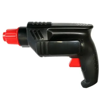 Majsterkowicz dziecięcy z kluczem francuskim i piłą w walizce