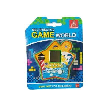 Gra Elektroniczna Kieszonkowa Tetris Gwiazdka Zielony